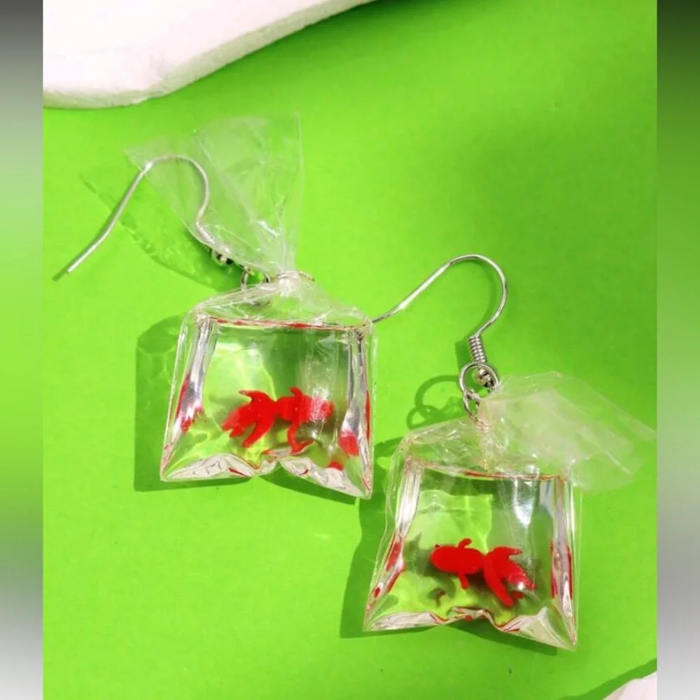 Goldfish Bag Earrings